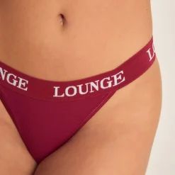 Bamboo Triangle String - Bordeaux