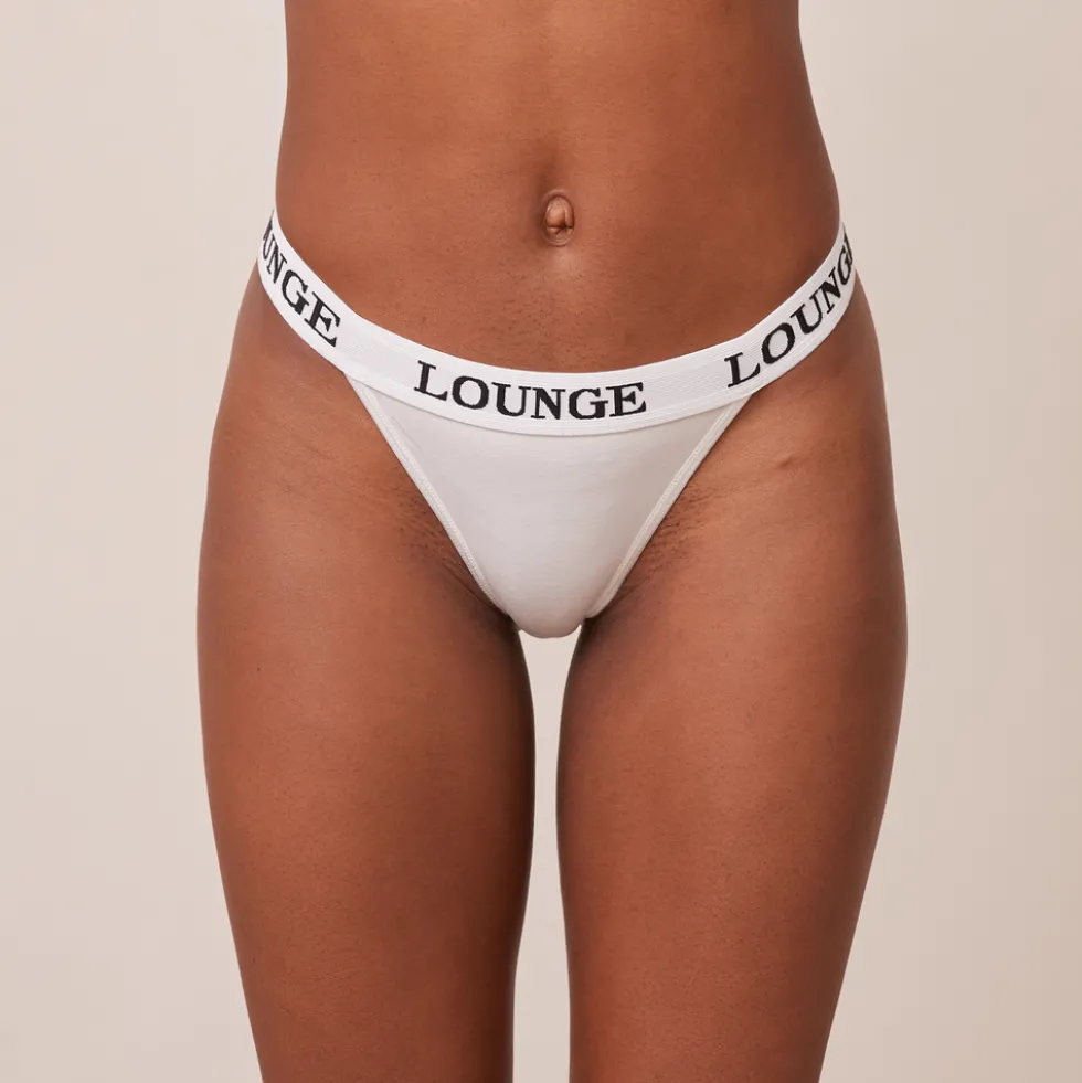 Bamboo Triangle String - Tout Blanc