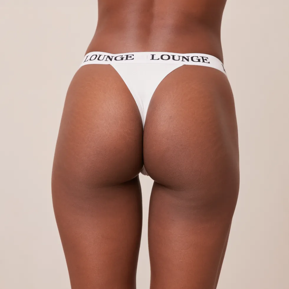 Bamboo Triangle String - Tout Blanc