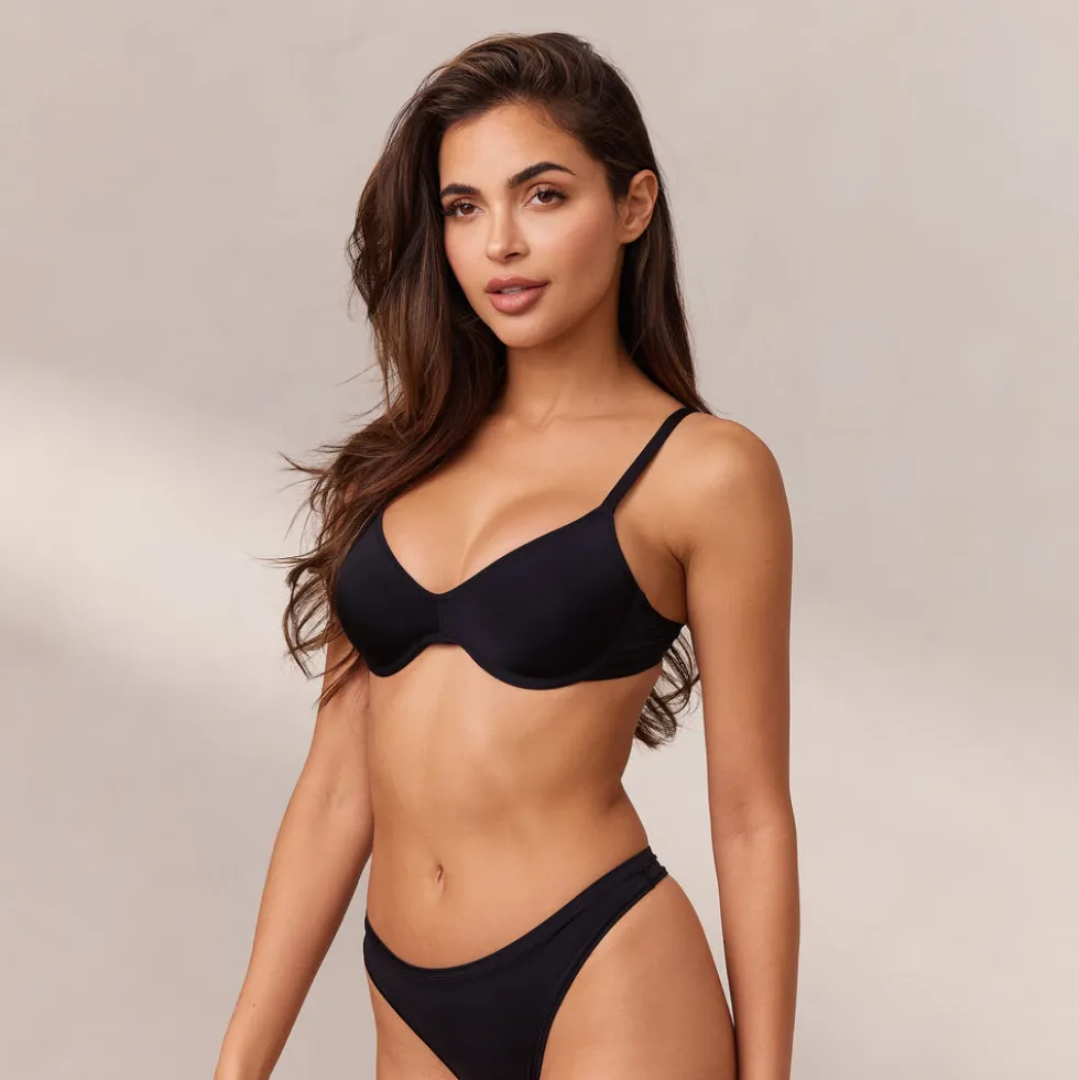 Barely There Plunge Soutien-Gorge - Noir