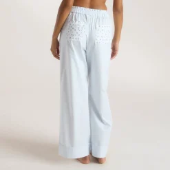 Bas de Pyjama Bloom & Stripe - Bleu