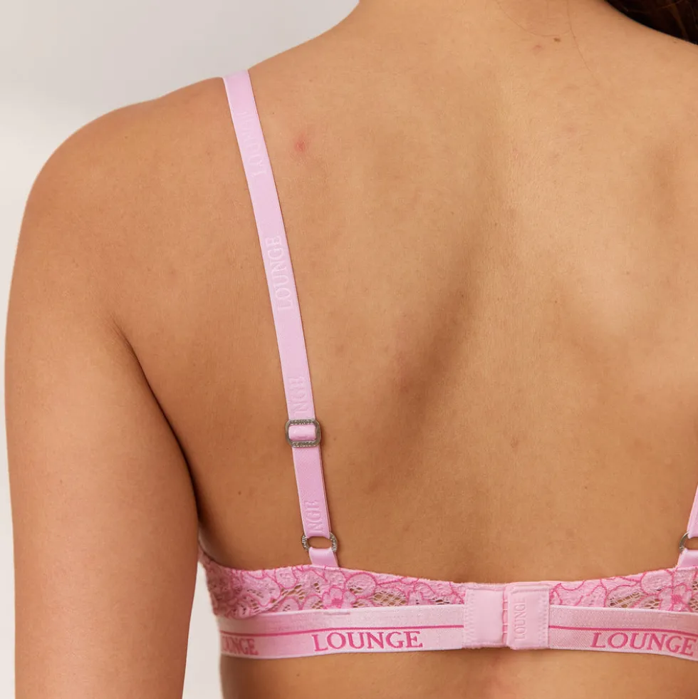 Bicolore Balcony Soutien-Gorge - Rose