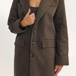 Blazer Oversize - Marron Foncé