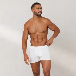 Boxers Luxe pour Homme (pack de 3) - Blanc