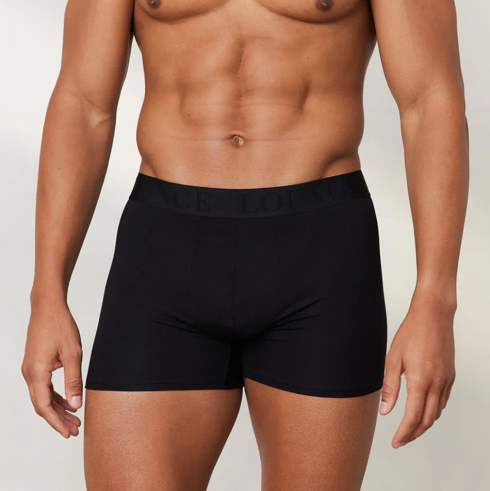 Boxers Luxe pour Homme (pack de 3) - Noir