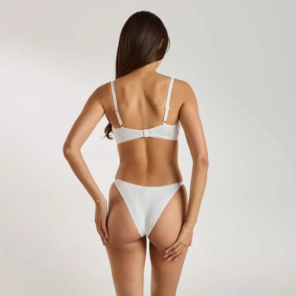 Brassière Triangle en Pointelle - Flocon d'Avoine