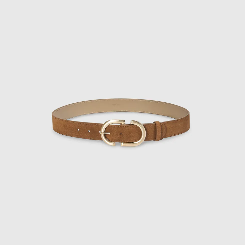 Ceinture à boucle - Beige