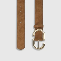 Ceinture à boucle - Beige
