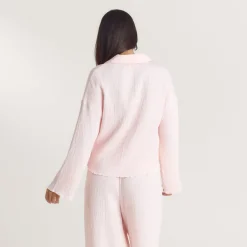 Chemise de Pyjama Crinkle - Rose