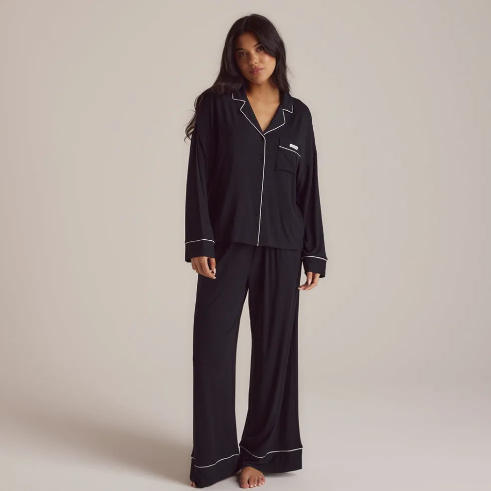 Chemise de Pyjama en Modal - Noir
