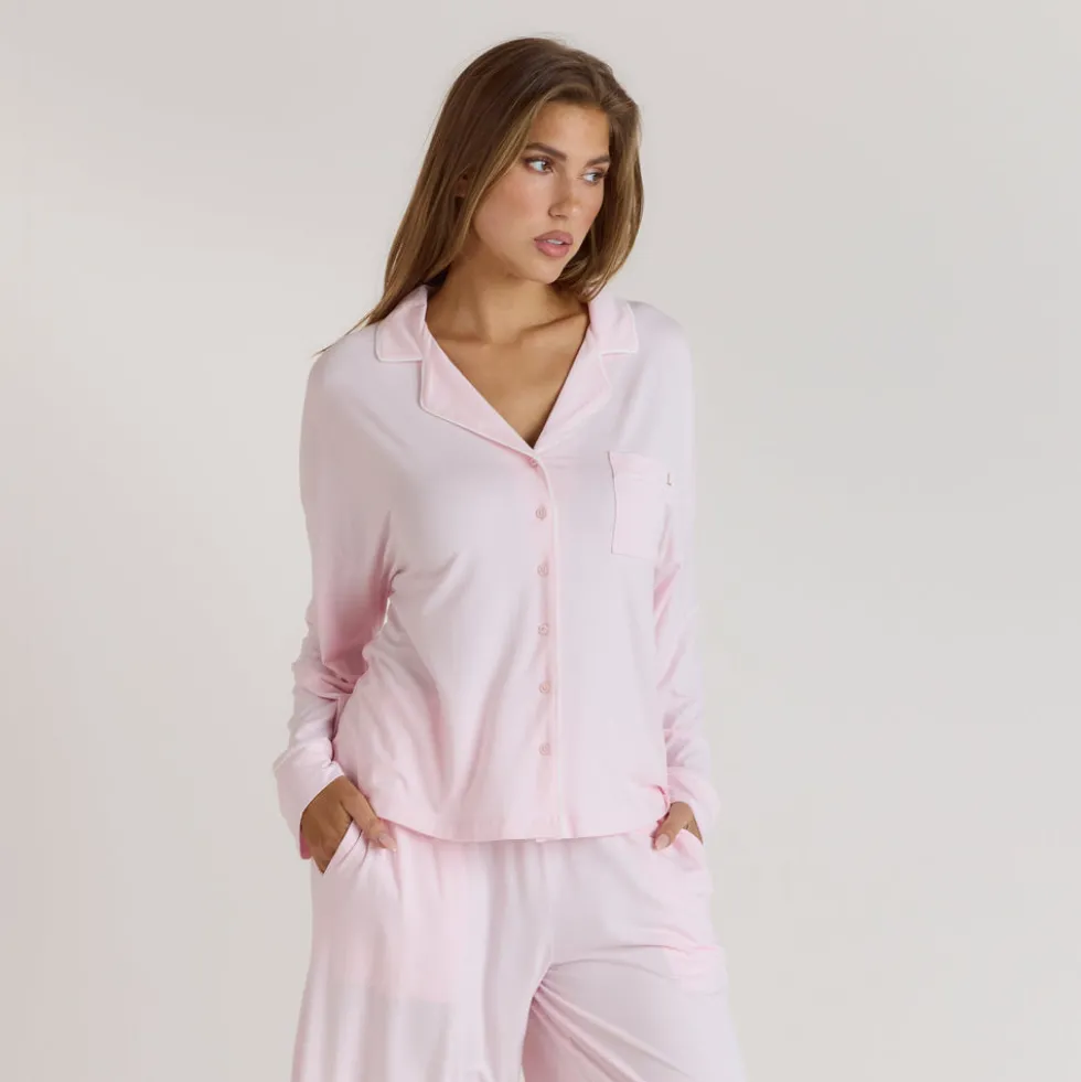 Chemise de Pyjama en Modal - Rose