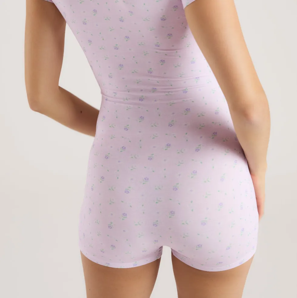 Combinaison en Modal - Lilas Floral