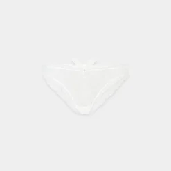 Culotte Brésilienne à Pois - Blanc