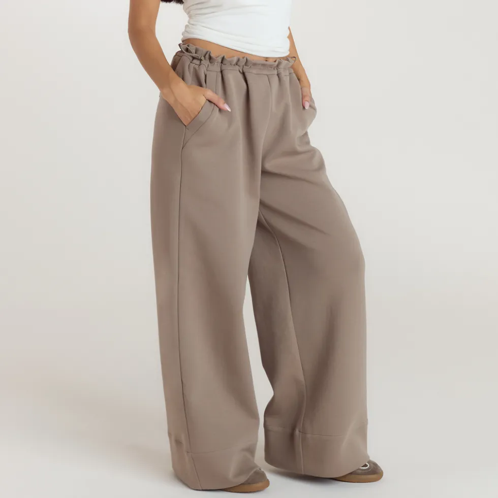 Jogger en Néoprène - Taupe