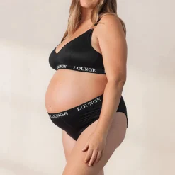 Nurture Soutien-Gorge d’Allaitement & String/Culotte Ensemble - Noir