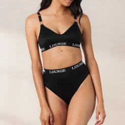 Nurture Soutien-Gorge d’Allaitement & String/Culotte Ensemble - Noir