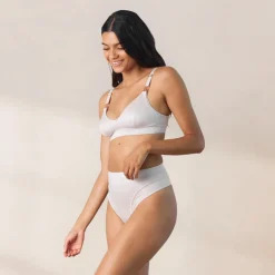 Nurture Soutien-Gorge d’Allaitement & String/Culotte Ensemble - Crème