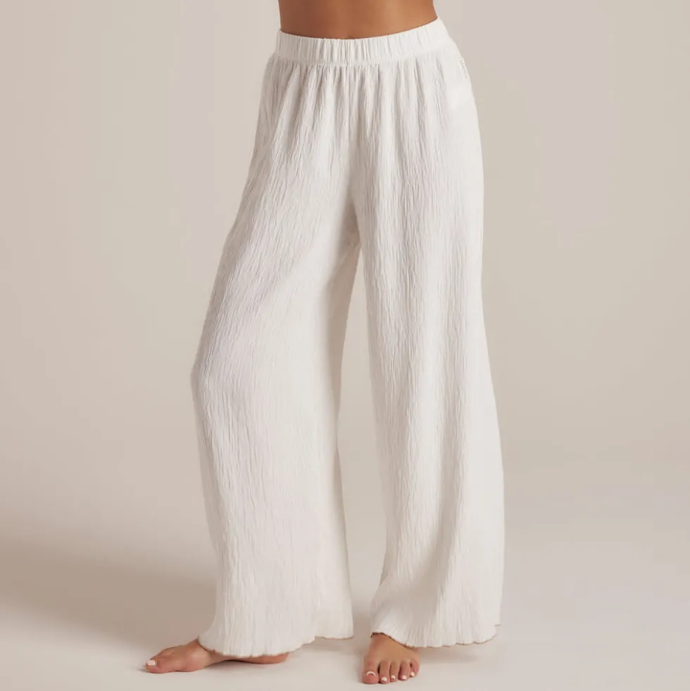 Pantalon de Pyjama Crinkle - Blanc