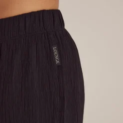 Pantalon de Pyjama Crinkle - Noir