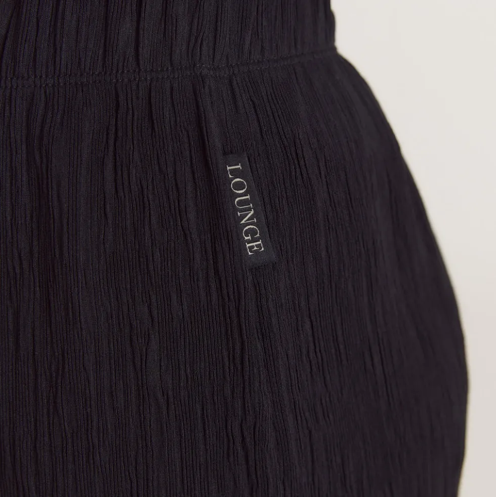 Pantalon de Pyjama Crinkle - Noir