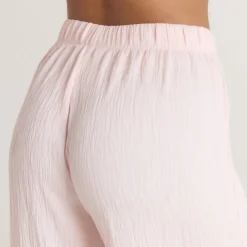 Pantalon de Pyjama Crinkle - Rose