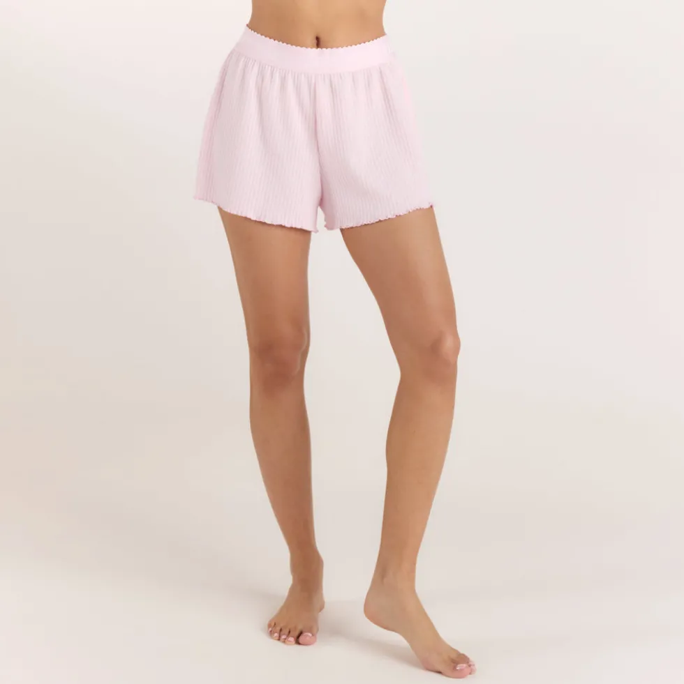 Pantalon de Pyjama Soft Waffle - Rose