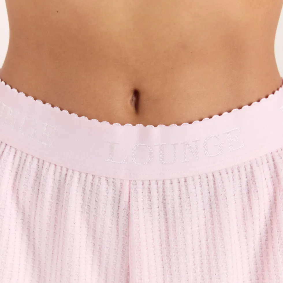 Pantalon de Pyjama Soft Waffle - Rose