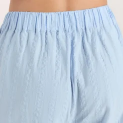 Pantalon de Pyjama Texturé - Bleu