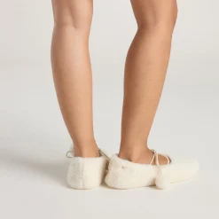 Pantoufle Ballerine Poppy - Écru