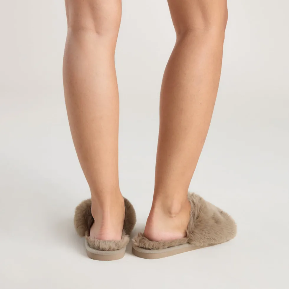 Pantoufle Scarlett - Taupe