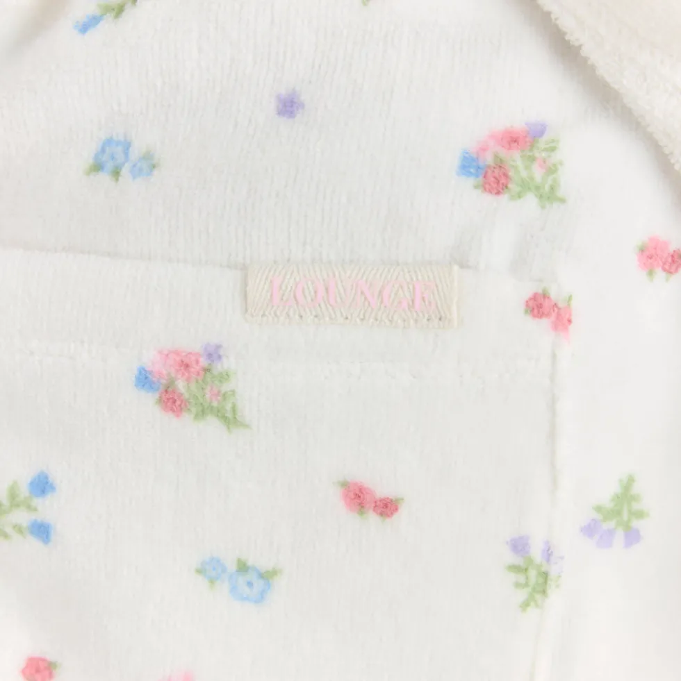 Peignoir - Blanc Floral