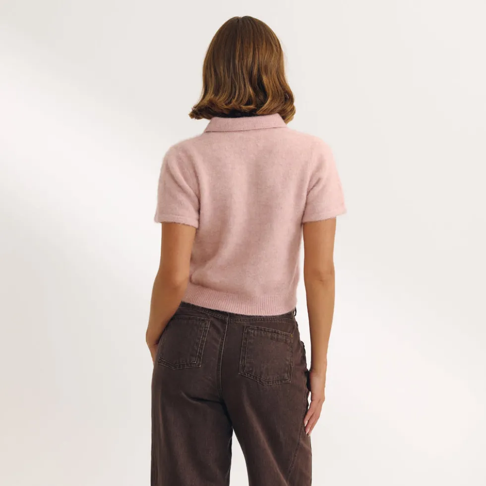 Polo Tricoté - Rose