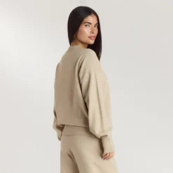 Pull en Maille à Ourlet - Flocon d'Avoine