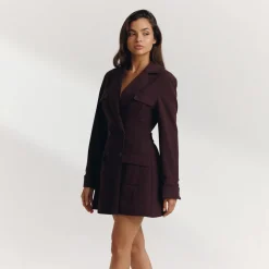 Robe Blazer - Chocolat