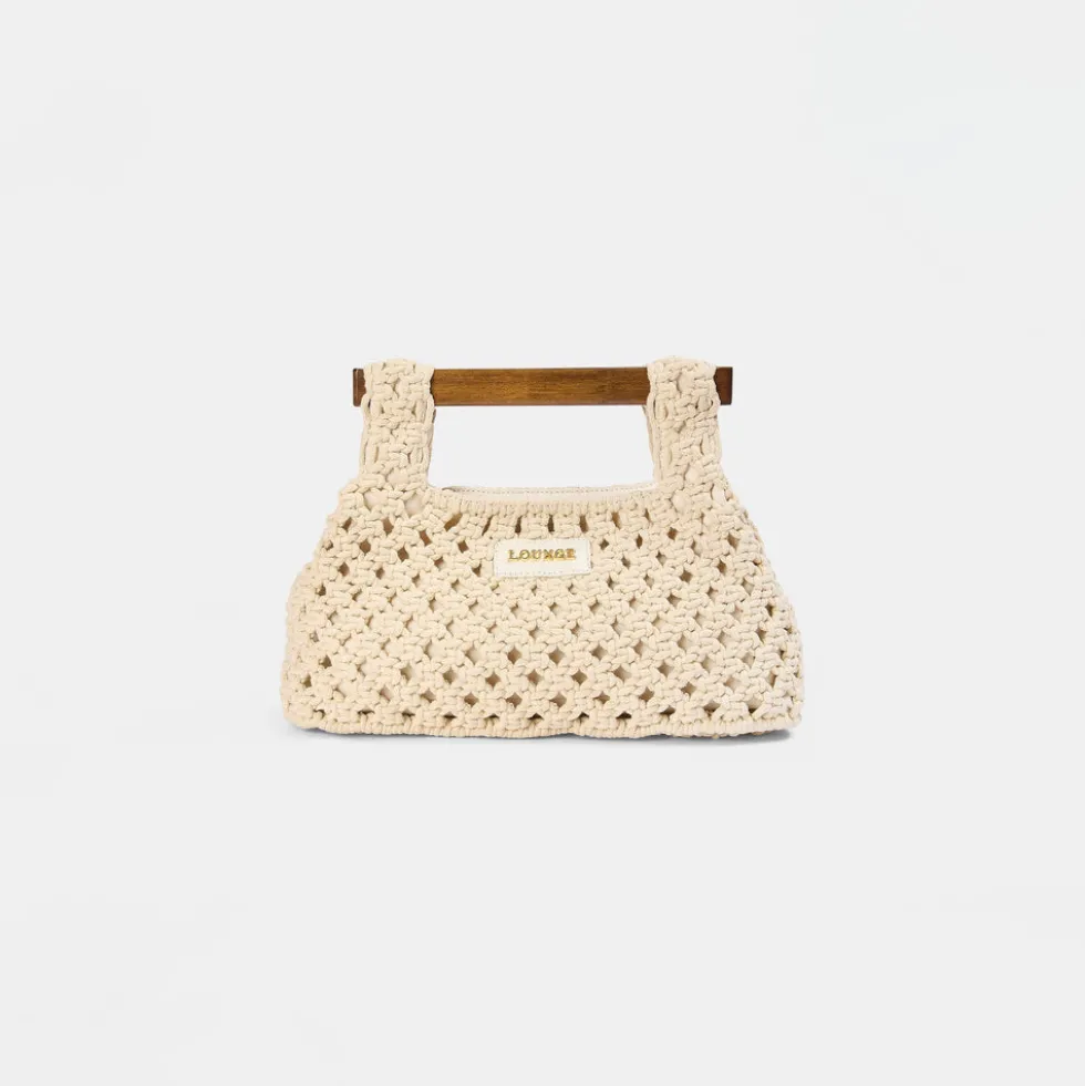 Sac Clutch Clover - Crème