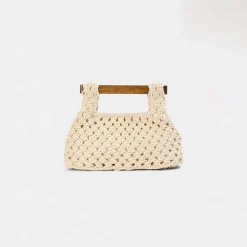 Sac Clutch Clover - Crème