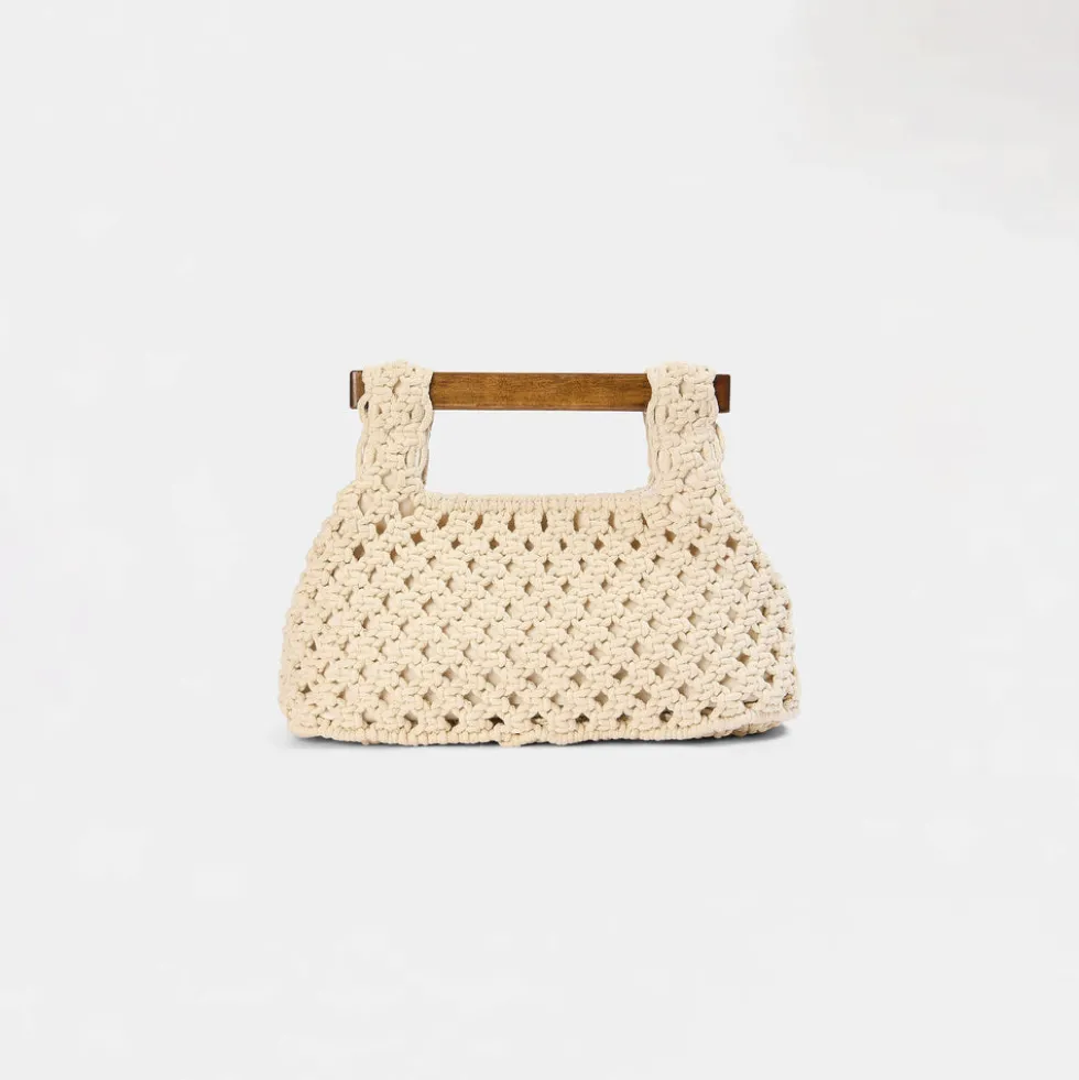 Sac Clutch Clover - Crème