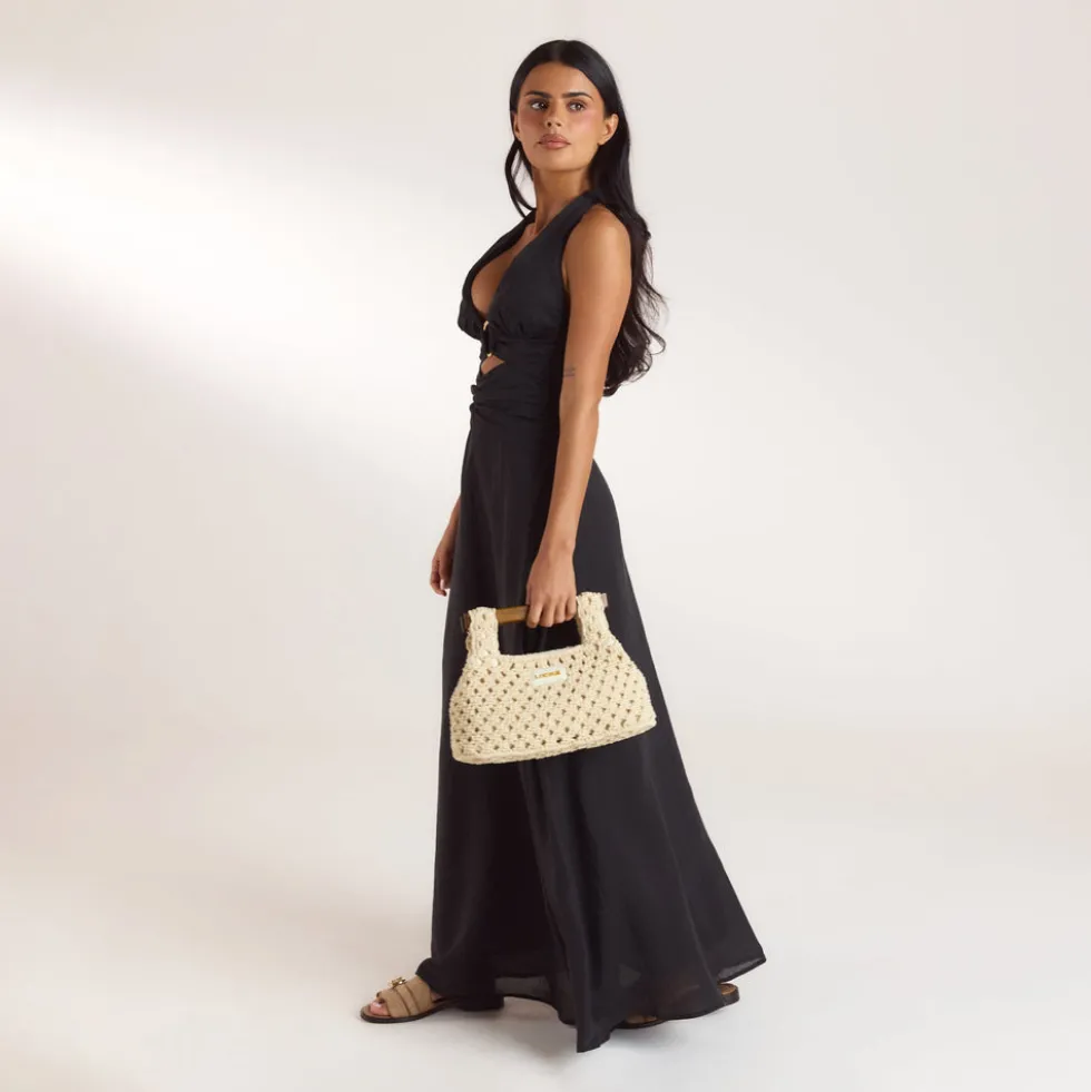 Sac Clutch Clover - Crème