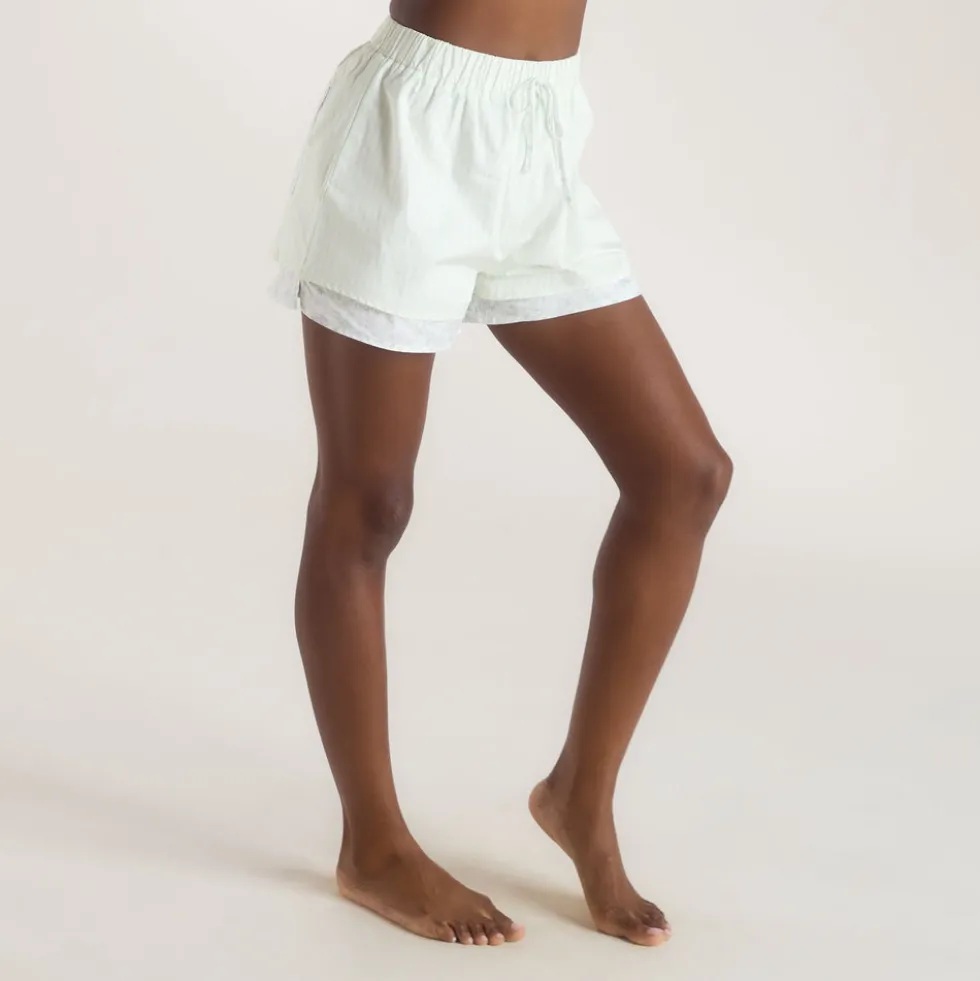 Short de Pyjama Bloom & Stripe - Sauge