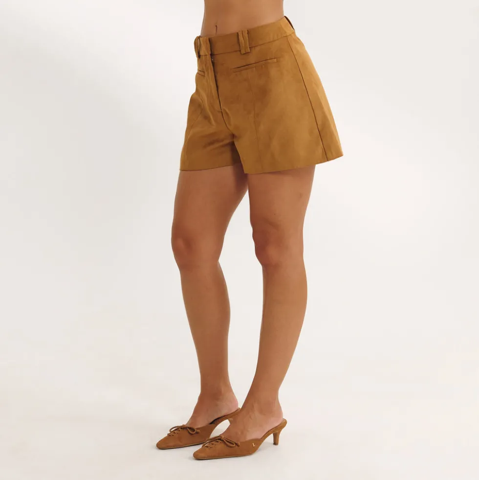 Short en Daim - Beige