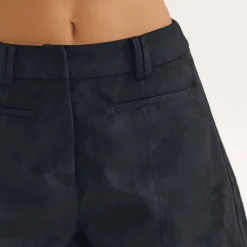 Short en Daim - Noir