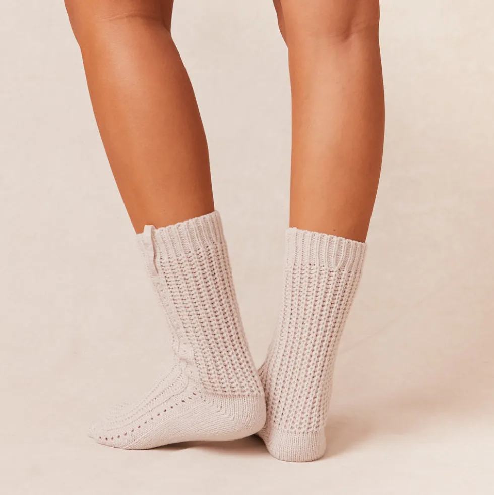 Snooze Chaussettes Tricotées - Créme