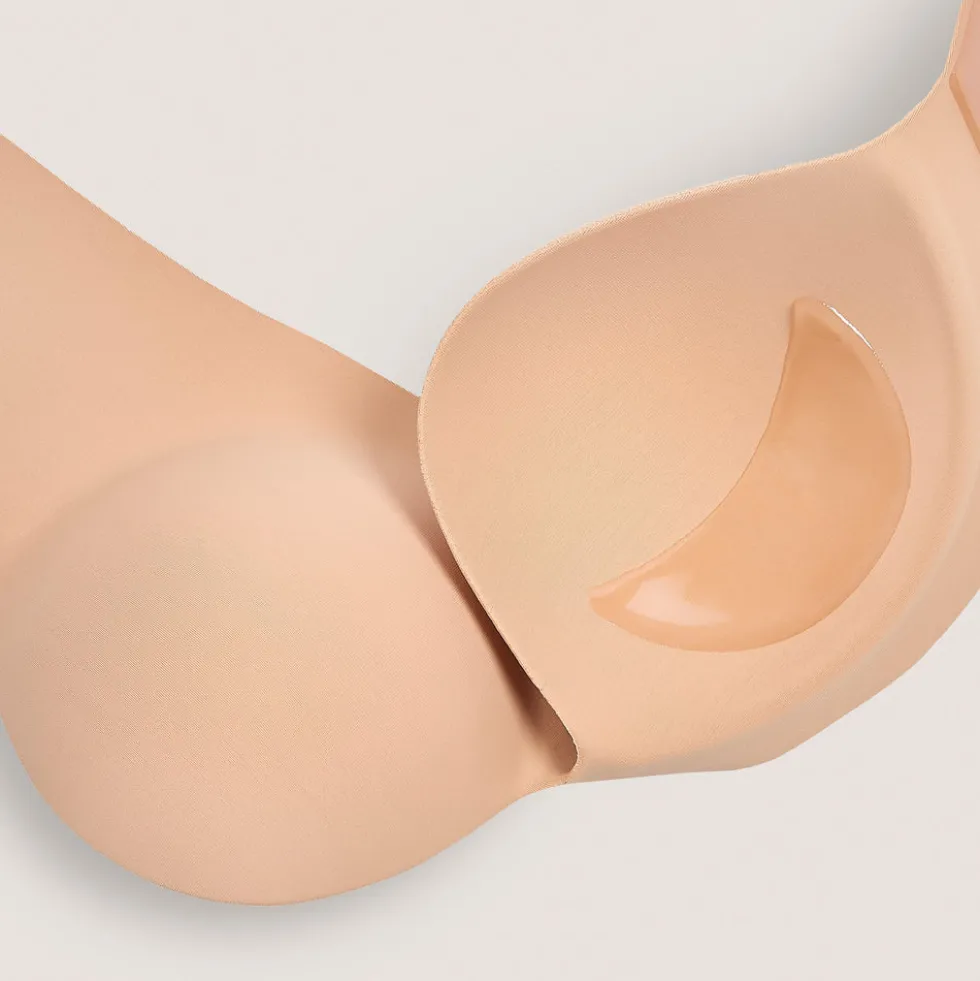 Soutien-gorge Adhésif Push-up - Sable