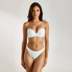 Soutien-gorge à Armatures Sans Bretelles - Blanc