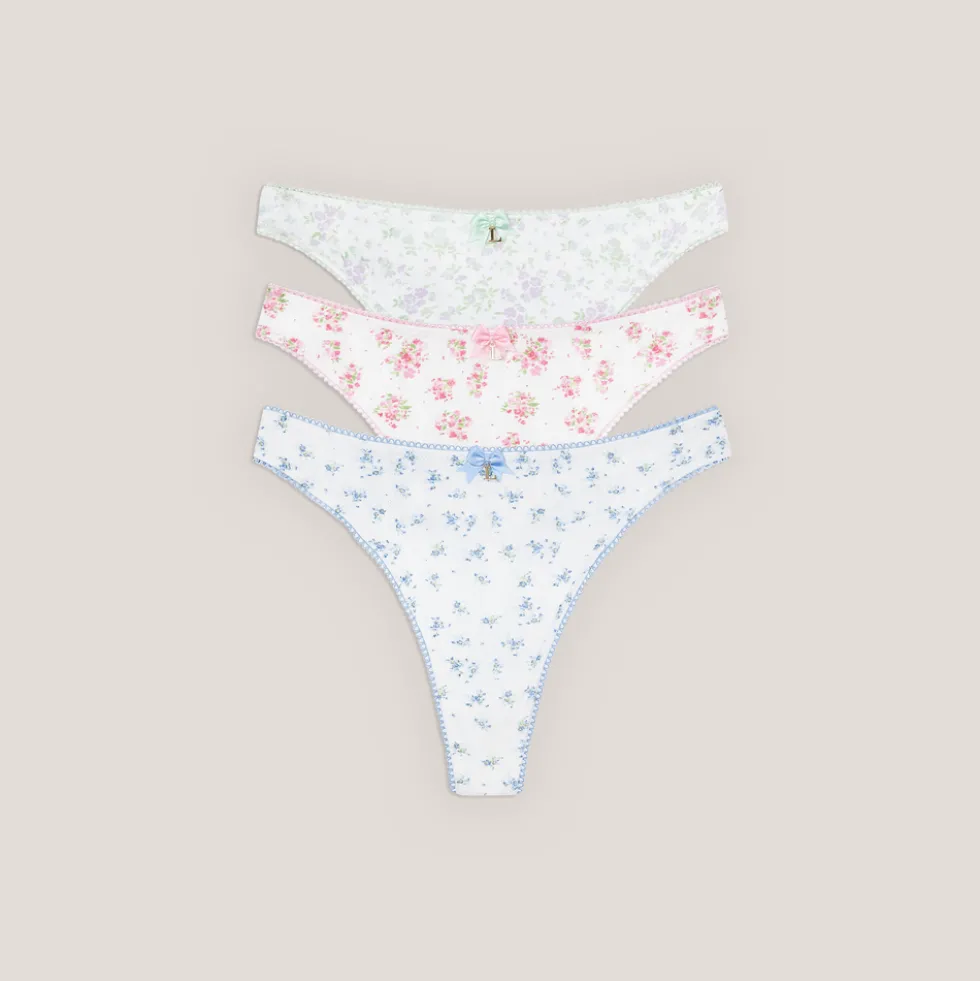 Strings Blossom (Pack de 3) - Motif Floral