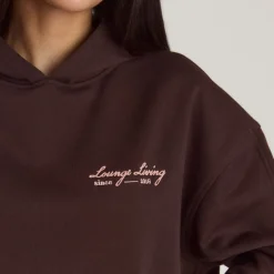 Sweat à Capuche Lounge Living - Chocolat