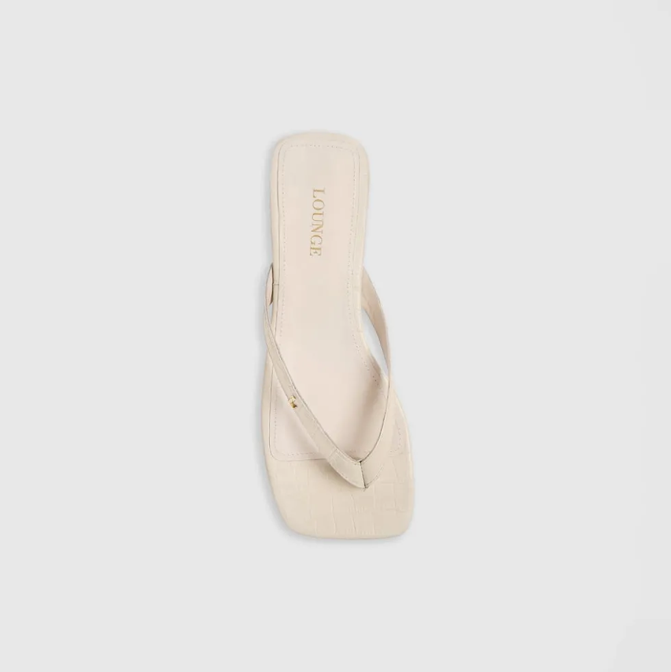 Tongs Brielle - Crème