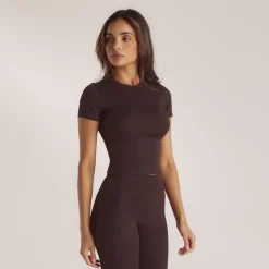 Top Classique Ajusté - Brun Foncé
