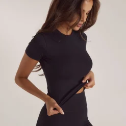 T-Shirt Manches Courtes - Noir