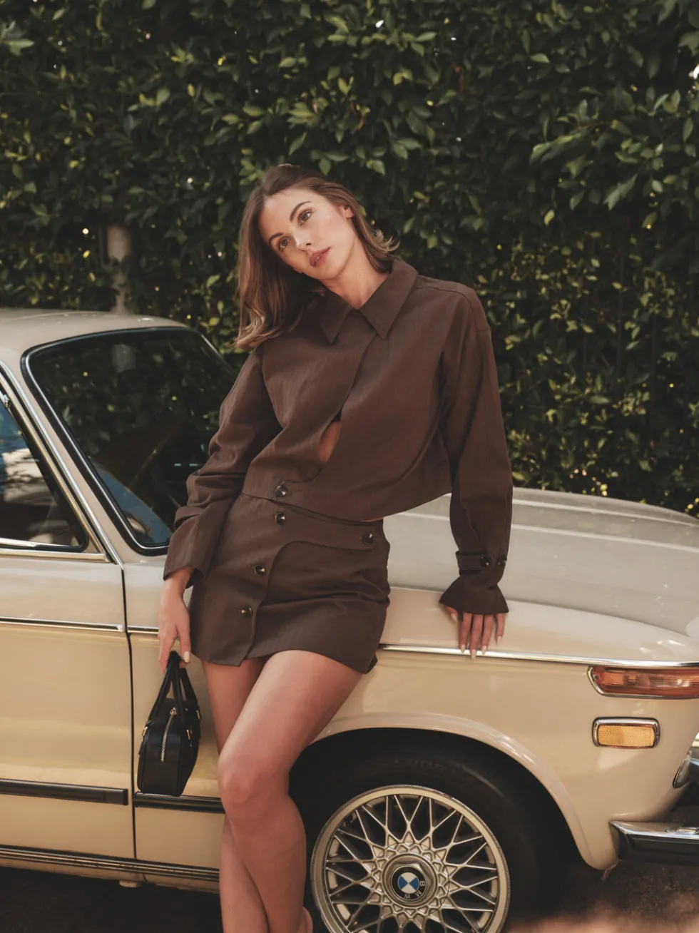 Veste Boutonnée - Marron Foncé